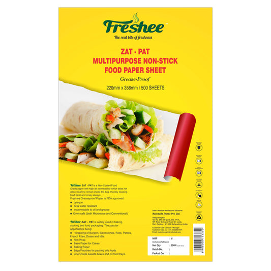Freshee Greaseproof Paper Pre Cut Non-Stick 220m x 350mm, Multi-purpose Paper