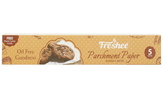 Freshee 5 Meter Parchment Paper For Baking, Cooking Freezer & Microwave Safe
