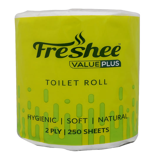 Freshee 100Gm Tissue Roll 2 Ply Tissue Paper With 250 Sheets Each, Bacteria Resistant