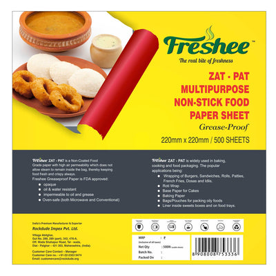 Greaseproof Paper Cut sheet