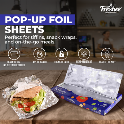 Aluminium Foil Cutsheets & Pop-up Sheets