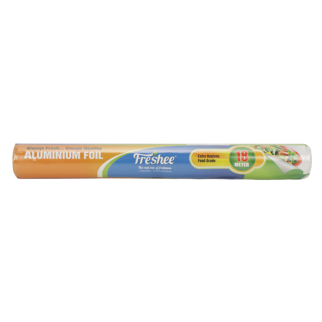 Freshee 18mtr Disposable Aluminium Kitchen Foil Roll 11 Micron Thick ...