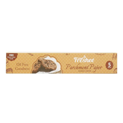 Freshee 5 Meter Parchment Paper For Baking, Cooking Freezer & Microwave Safe