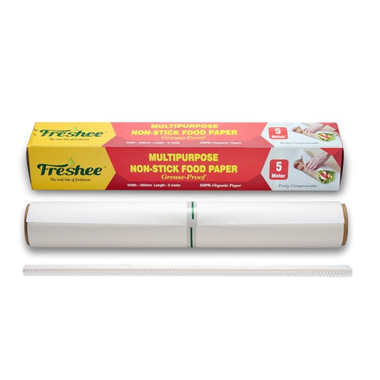 Freshee 5 meter Multipurpose Non-Stick Food Paper, Grease Proof, Organic Paper