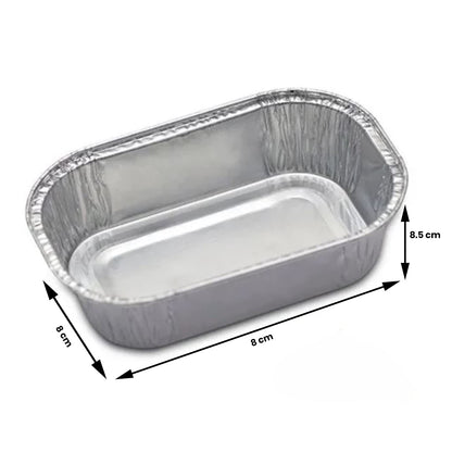 Freshee 25pcs 90ml Quik-Pack Aluminium Foil Containers with Lid