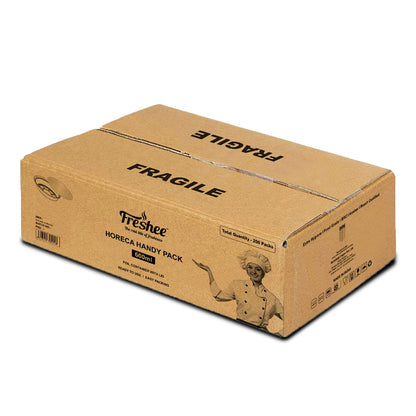 Freshee 200pcs 600ml Disposable Aluminium Foil Containers with Lid