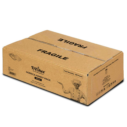 Freshee 200pcs 750ml Disposable Aluminium Foil Containers with Lid