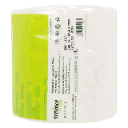 Freshee 100Gm Tissue Roll 2 Ply Tissue Paper With 250 Sheets Each, Bacteria Resistant