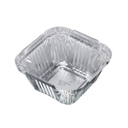 Freshee 200pcs 120ml Disposable Aluminium Foil Containers with Lid