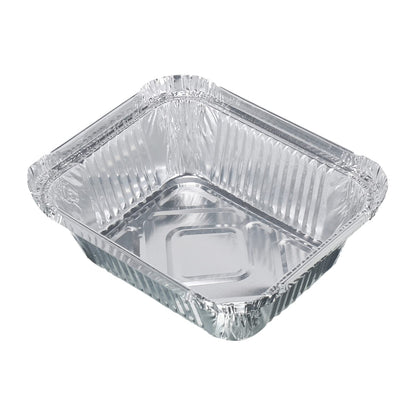 Freshee 200pcs 450ml Disposable Aluminium Foil Containers with Lid
