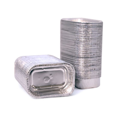 Freshee 25pcs 90ml Quik-Pack Aluminium Foil Containers with Lid