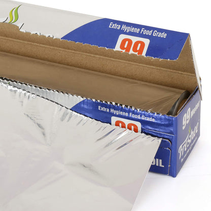 Freshee 99mtr Aluminium Foil Silver Foil Roll 11 micron Thick Food Wrap