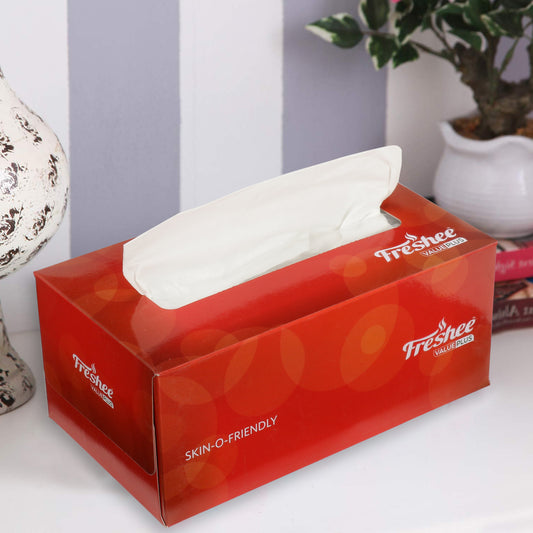 Freshee 200 Pulls 2 Ply Sheet Car Facial Tissue Paper Box
