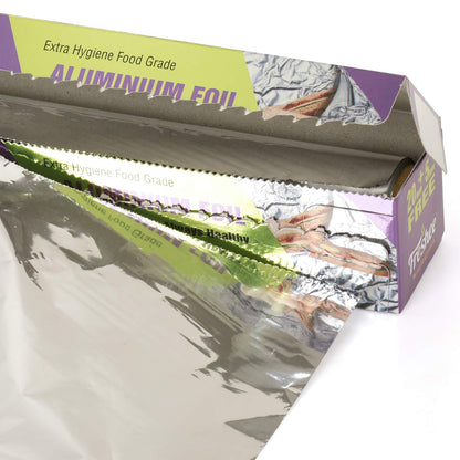Freshee 25mtr Disposable Aluminium Kitchen Foil Roll 11 Micron Thick