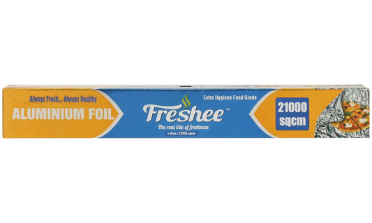 Freshee Aluminium Foil 7mtr Silver Foil Roll 11 micron Thick 21000sqcm