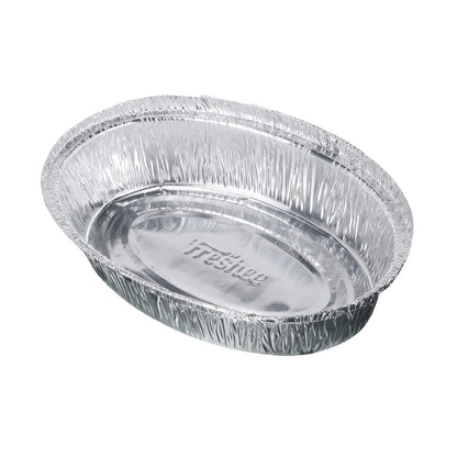 Freshee 200pcs 600ml Disposable Aluminium Foil Containers with Lid