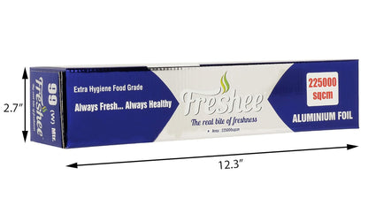 Freshee Aluminium Foil Silver Foil Roll 11 micron Thick 21000sqcm