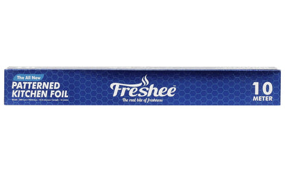 Freshee 10mtr Aluminium Kitchen Foil Roll 11micron thick Disposable