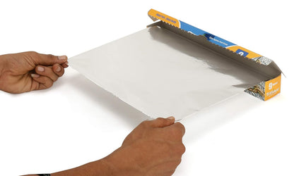 Freshee 9mtr Aluminium Foil Silver Foil Roll 11 micron Thick Food Wrap