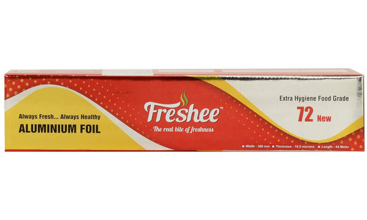 Freshee 72mtr New Aluminium Foil Silver Foil Roll 11 micron Thick