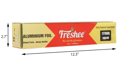 Freshee 59mtr Disposable Aluminium Kitchen Foil Roll 177000sqcm