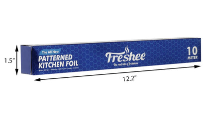 Freshee 10mtr Aluminium Kitchen Foil Roll 11micron thick Disposable