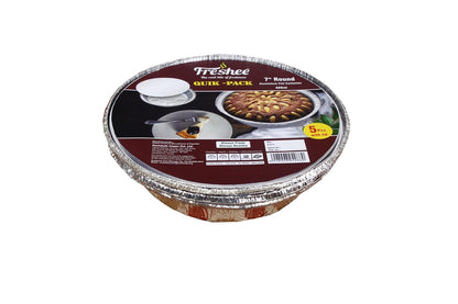 Freshee 5pcs 680ml Disposable Aluminium Foil Containers with Lid