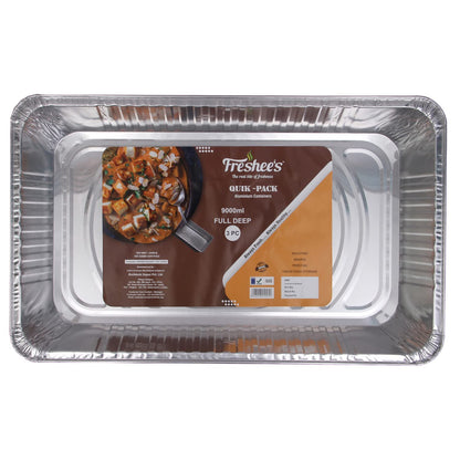 Freshee 3 pcs 9000ml Disposable Aluminium Foil Containers No Lid
