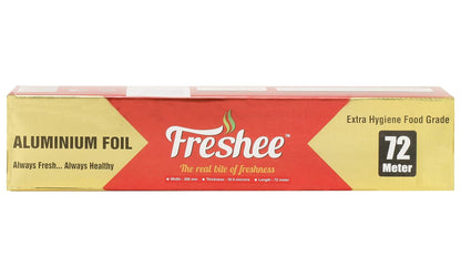 Freshee 72mtr Aluminium Foil Silver Foil Roll 11 micron Thick Food Wrap