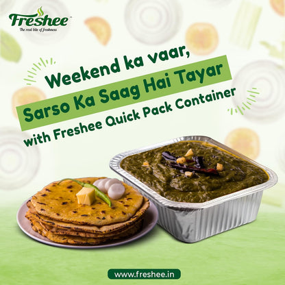 Freshee 25pcs 600ml Disposable Aluminium Foil Containers with Lid