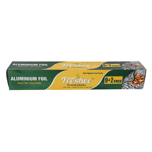 Freshee 9 plus 2mtr Aluminium Foil Paper Roll for Food, 11 micron thick