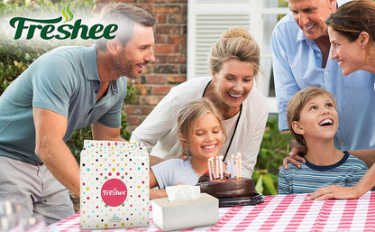 Freshee 50 Pulls 2 Ply Cocktail Napkin Tissue Paper, Bacteria Resistant