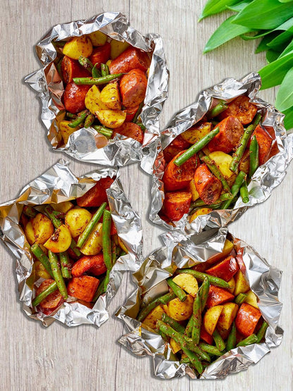 Freshee 25mtr Disposable Aluminium Kitchen Foil Roll 11 Micron Thick