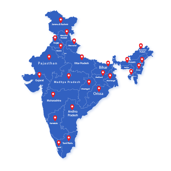 Network Distribution Map