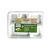 Freshee 5 Compartment Bagasse Plates, Pack of 10 Disposable Plate