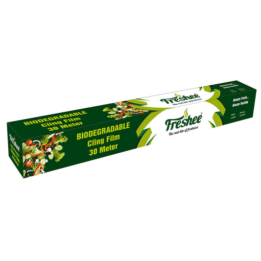 Freshee 30 meter Biodegradable Cling Film Roll for Food Wrapping and Storing
