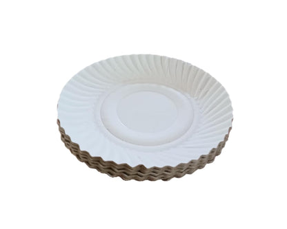 Freshee Paper Plates 25pcs, 12inch Round Disposable Everyday Paper Plates