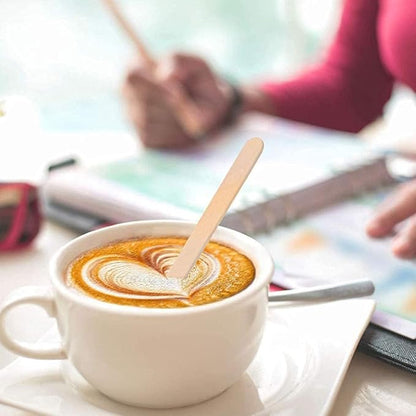 Freshee Wooden Spoon, Pack of 30 Disposable 110 mm