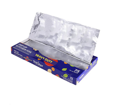 Freshee 75 Pre Cut Aluminium Foil Sheet 30 cm x 27 cm