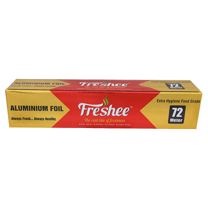 Freshee 72m Aluminium Foil Roll Paper 11 micron thick