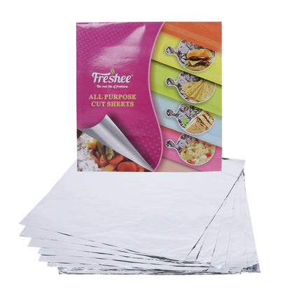 Freshee 50 Pre-Cut 220 x 250mm Aluminium Foil Sheets