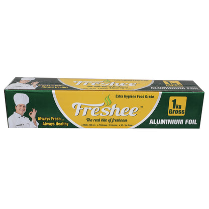 Freshee 1kg Gross Aluminium Foil Roll Paper, 18 micron Thick