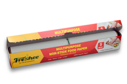 Freshee 5 meter Multipurpose Non-Stick Food Paper, Grease Proof, Organic Paper