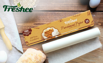 Freshee 25 Meter Parchment Paper Roll For Baking and Cooking Butter Paper for food