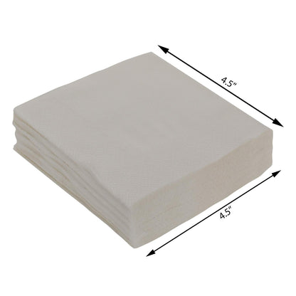 Freshee 50 Pulls 2 Ply Cocktail Napkin Tissue Paper, Bacteria Resistant