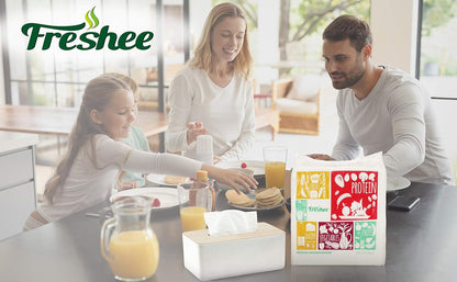 Freshee 50 Pulls 2 Ply Luncheon Napkin Tissue Paper, Bacteria Resistant