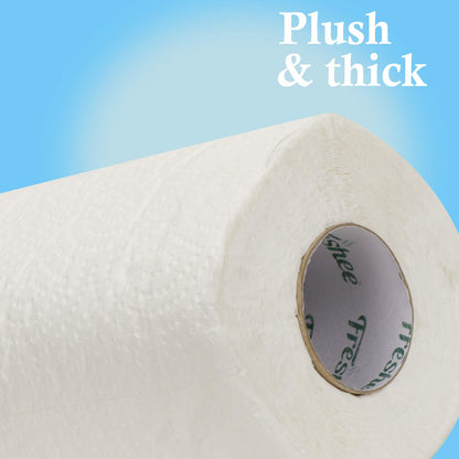 Freshee 6in1  Value Plus Toilet Tissue Roll – 2-Ply, 120 Sheets, Septic-Safe & Biodegradable (100% Virgin Fiber)