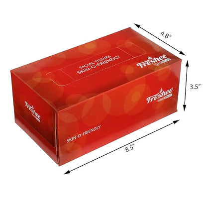 Freshee 200 Pulls 2 Ply Sheet Car Facial Tissue Paper Box