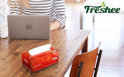 Freshee 200 Pulls 2 Ply Sheet Car Facial Tissue Paper Box