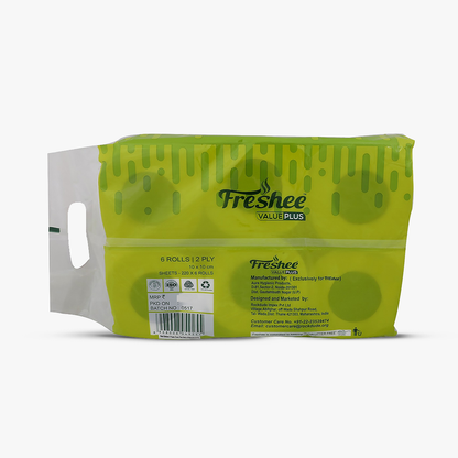 Freshee Toilet Rolls 6 IN 1 Pack